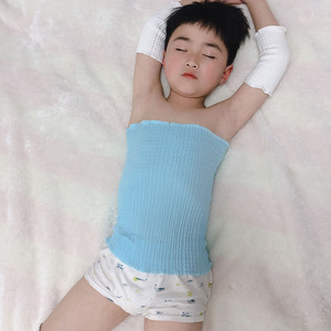中大童小孩肚兜纯棉儿童空调房护肚子宝宝护肚围夏季薄款保暖宽松