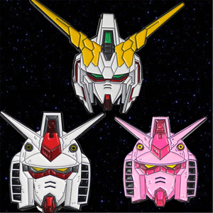高达机动战士元祖 rx-78-2头像独角兽胸针徽章pinins配饰模玩周边
