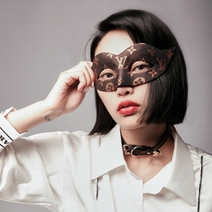 美女面具头套化妆