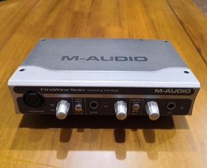 美国专业m-audio FIREWIRE solo火线声卡音频接口 发烧级音响器材