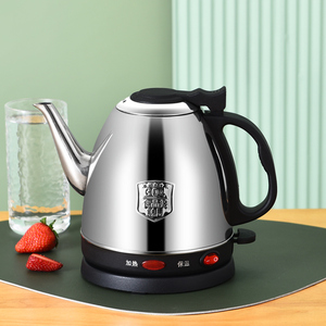 304不锈钢保温电热壶家用烧水壶自动断电静音长嘴电茶壶食品级