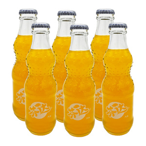 玻璃瓶 含糖芬达200ml*6瓶 怀旧小瓶包装碳酸饮料饮品 橙味汽水