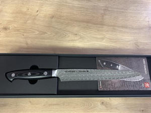 zwilling双立人bob kramer sg2粉末钢大马士革火腿刀 包邮包税