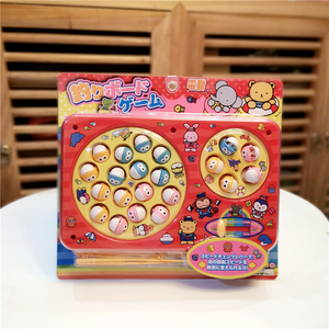 包邮日本儿童电动音乐旋转钓鱼玩具可变速钓鱼机亲子互动益智玩具