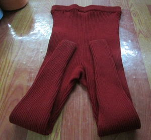 手工针织毛裤男