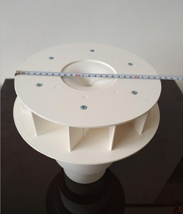 pvc87型 虹吸式雨水斗 管材配件 塑料重力 落水斗地漏