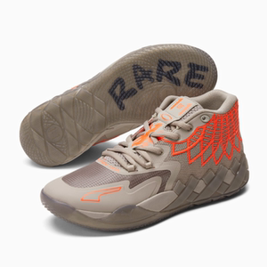 01彪马拉梅洛鲍尔三球签名鞋缓震实战男子中帮篮球鞋