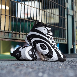代购reebok shaqnosis锐步2020 黑白年轮复刻奥尼尔篮球鞋 ef3069