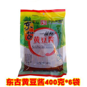 东古一品鲜黄豆酱大酱400g*6袋沾蘸食调味酱