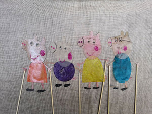 小猪佩奇皮影戏