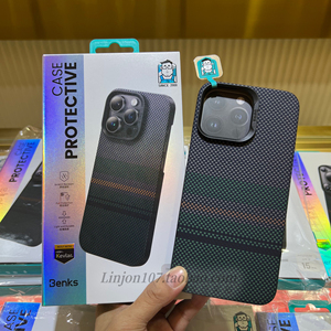 Benks适用iPhone16Promax凯芙拉手机壳15promax磁吸X5典藏版极光苹果pura70ultra超薄凯夫拉magsafe感碳纤维