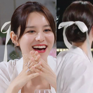 妻子的浪漫旅行张馨月同款发饰长款白色丝带发带蝴蝶结飘带丸子头