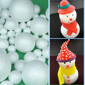 泡沫球混装 儿童手工创意制作材料幼儿园美工 七色花幼教宝丽龙球