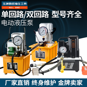 超高压电动泵液压机电磁阀液压油泵浦油压机单双回电磁阀750W-3KW
