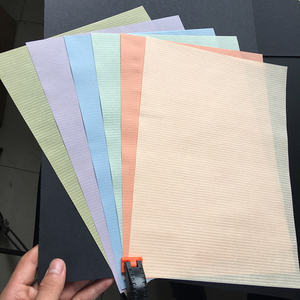 90g半透明彩色硫酸纸进口牛油纸 手工折纸a4扉页纸包装纸条纹纸
