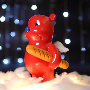 首批限量张占占签名雕塑艺术品礼物pupu漫步熊大面包客厅摆件礼盒