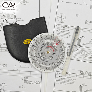 CYA塑料领航计算尺E6B-R2航空飞行尺军事计算尺民用飞行向量尺户