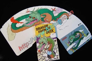 舞台扑克魔术道具 超薄变色龙牌(四彩龙牌)