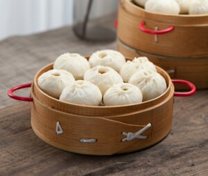 嵊州老面鲜肉小笼包早餐速冻面点包子800克约30个