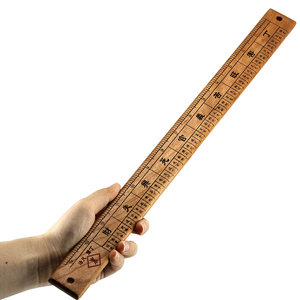 桃木雕鲁班尺木质文公尺 丁兰尺复古浮雕实木工尺 测量大门窗玄关