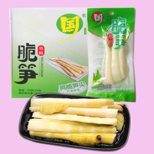 国进泡椒脆笋笋尖笋干竹笋即食小吃网红小包装盒装凉菜休闲零食