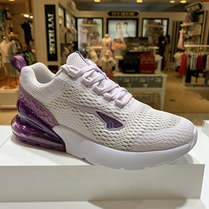 江博士2019春夏女士气垫鞋成人跑鞋减震轻便绑带运动鞋c7200101