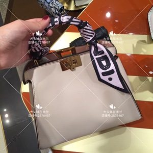 大头妹 芬迪/FENDI peekaboo iconic essentially女士牛皮手袋