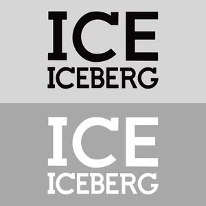 简约流行ice英文字母iceberg衣服图案辅料印花贴柯式热转印烫画贴