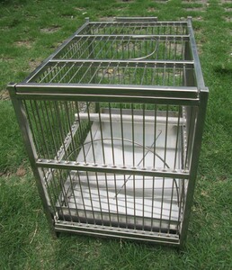 鸟笼子洗澡笼画眉八哥鹩哥冲凉笼 两用304不锈钢笼