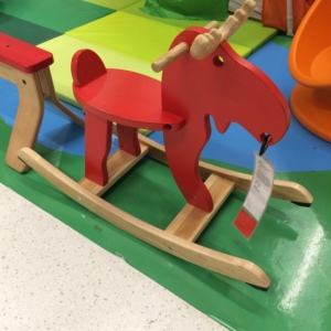 【ikea国内宜家代购】 艾克拉  摇摆驼鹿 小木马 摇摇车 儿童玩具