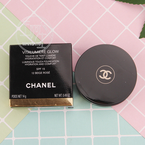 新款正品 chanel香奈儿青春光彩气垫 光采活力水亮保湿小黑盒粉底