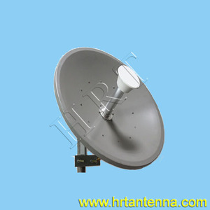 8g 5150-5850mhz 0.4米双极化双端口锅盖天线抛物面天
