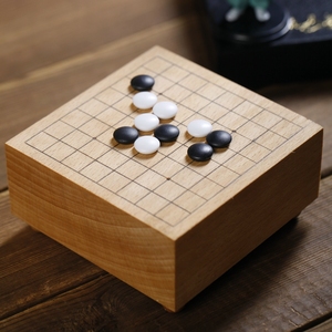 榉木围棋音乐盒发条五子棋八音盒生日表白刻字情人节七夕礼物包邮