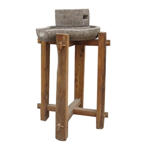 怀旧老物件摆件小石磨老石磨青石老旧农具k旧物件古董收藏民俗杂