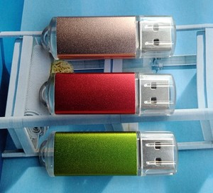 磨砂亮彩金属U盘外壳通用适用于USB2.0U盘定制丝印广告LOGO