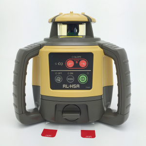 原装拓普康扫平仪rl- h5a姜黄色农业平地激光发射器工具水平仪