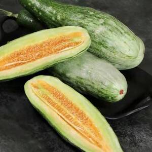 飨实羊角蜜瓜 脆甜爽口甘甜流蜜 皮薄肉脆 香甜多汁 顺丰快递