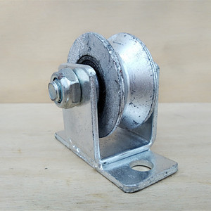 2寸v形轮铁槽轮吊轮滑轮轨道轮 导轨轮三角字轮伸缩门轮