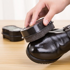 鞋擦皮鞋保养增亮神器双面海绵擦鞋无色鞋蜡刷子鞋油保养一擦即亮