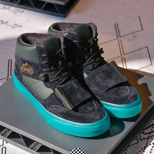 白菜 vans c2h4 联名中帮黑蓝运动男女休闲鞋滑板鞋 vn0a3tkg5zb