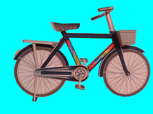 殡葬用品纸扎泡沫写真自行车 十辆起发徐州飞天纸艺