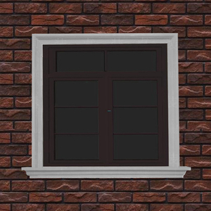 欧式窗框线grc外窗边线造型窗套eps泡沫线条别墅窗户装饰窗户包边