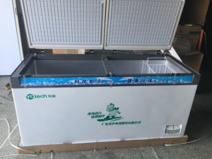 友田速冻商用冰柜卧式冷柜bd/bc-818qf冷冻冷藏大容量1380立升