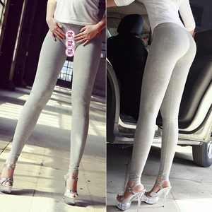 户外免脱打底裤隐形双头拉链裤女开裆紧身裤女野外约会情侣开档裤