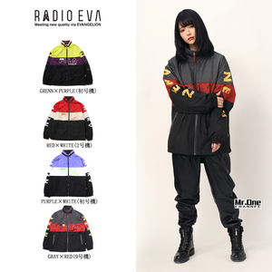 日本潮牌radioeva x fila heritage系列联名限定防水尼龙运动夹克