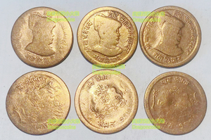 印度 瓜廖尔土邦 1/4安娜 1913年 23mm铜币 km171 普品1枚价