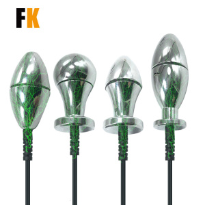 新款金属电击肛塞肛门阴道触电刺激器脉金属跳蛋人另类成人用品