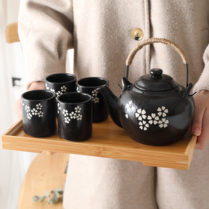 【微瑕疵清仓】日式和风陶瓷功夫茶具套装茶杯子茶盘冷水壶泡茶壶