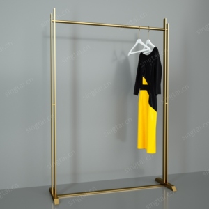 003人付款淘宝不锈钢龙门架服装店衣架子落地式中岛架