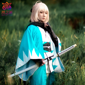 fate/grand order cos服冲田总司fate saber新选组cosplay服装